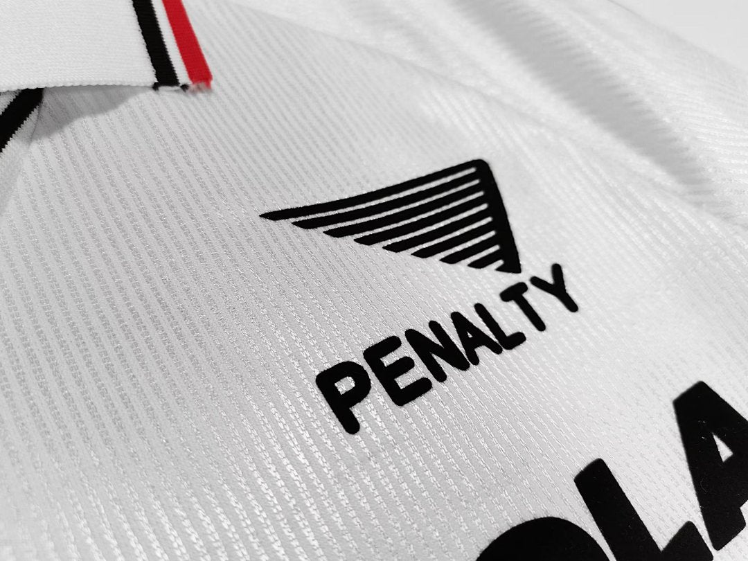 Retro 2000 Sao Paulo Home Collar Football Shirt S-XXL7