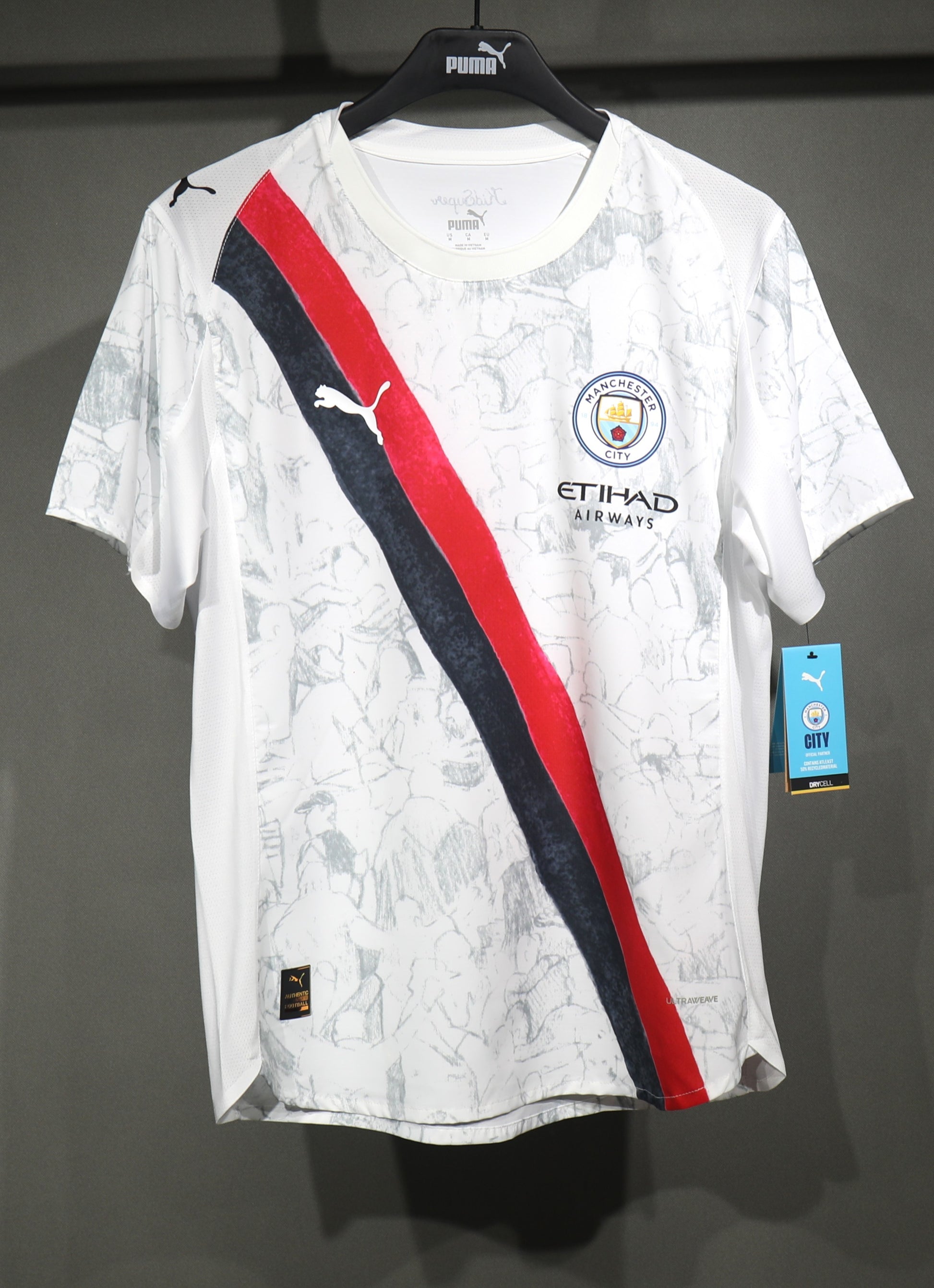 25/26 Manchester City away White Co branded Player Edition S-3XL
