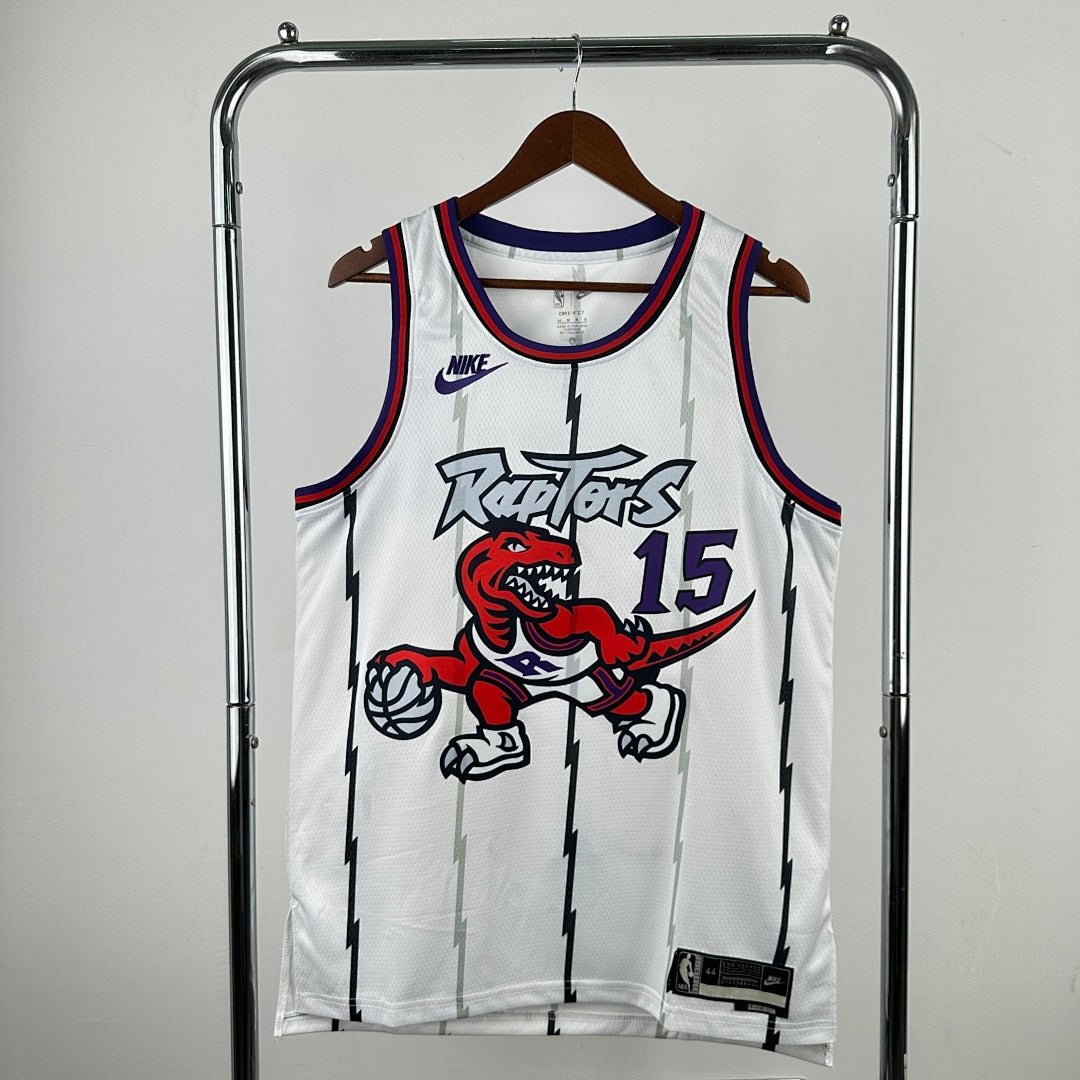 th season Raptors retro white 15 # Carter S-XXL6