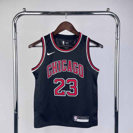 NBA Kids # Bulls Black No.23 Jordan