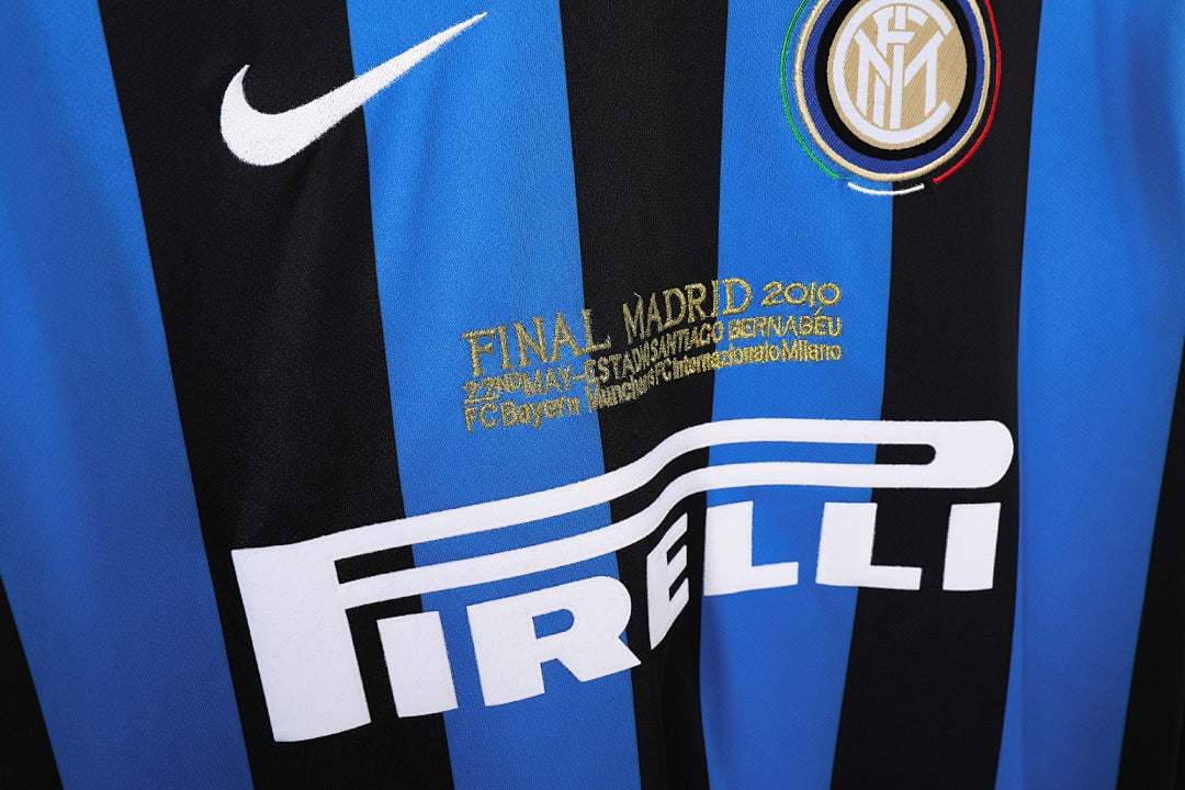 Retro 2009/10 Inter Milan home long-sleeved shirt S-XXL5