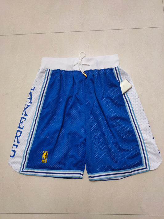 Lakers Blue Vintage Side 2 Pocket Shorts