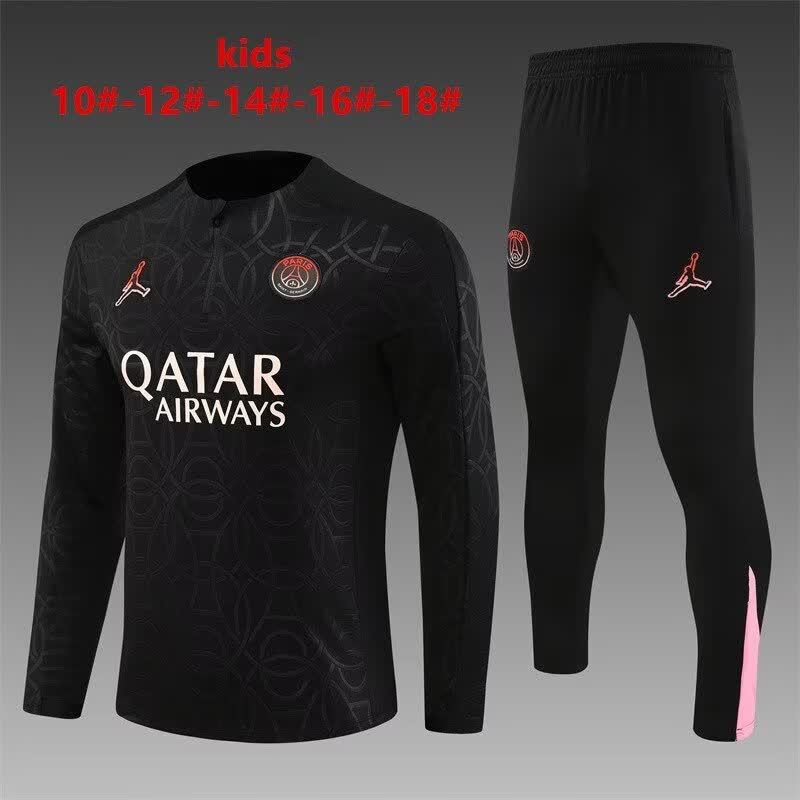 24/25 Kids # Jordan PSG Black [Stamped] Size 10-18