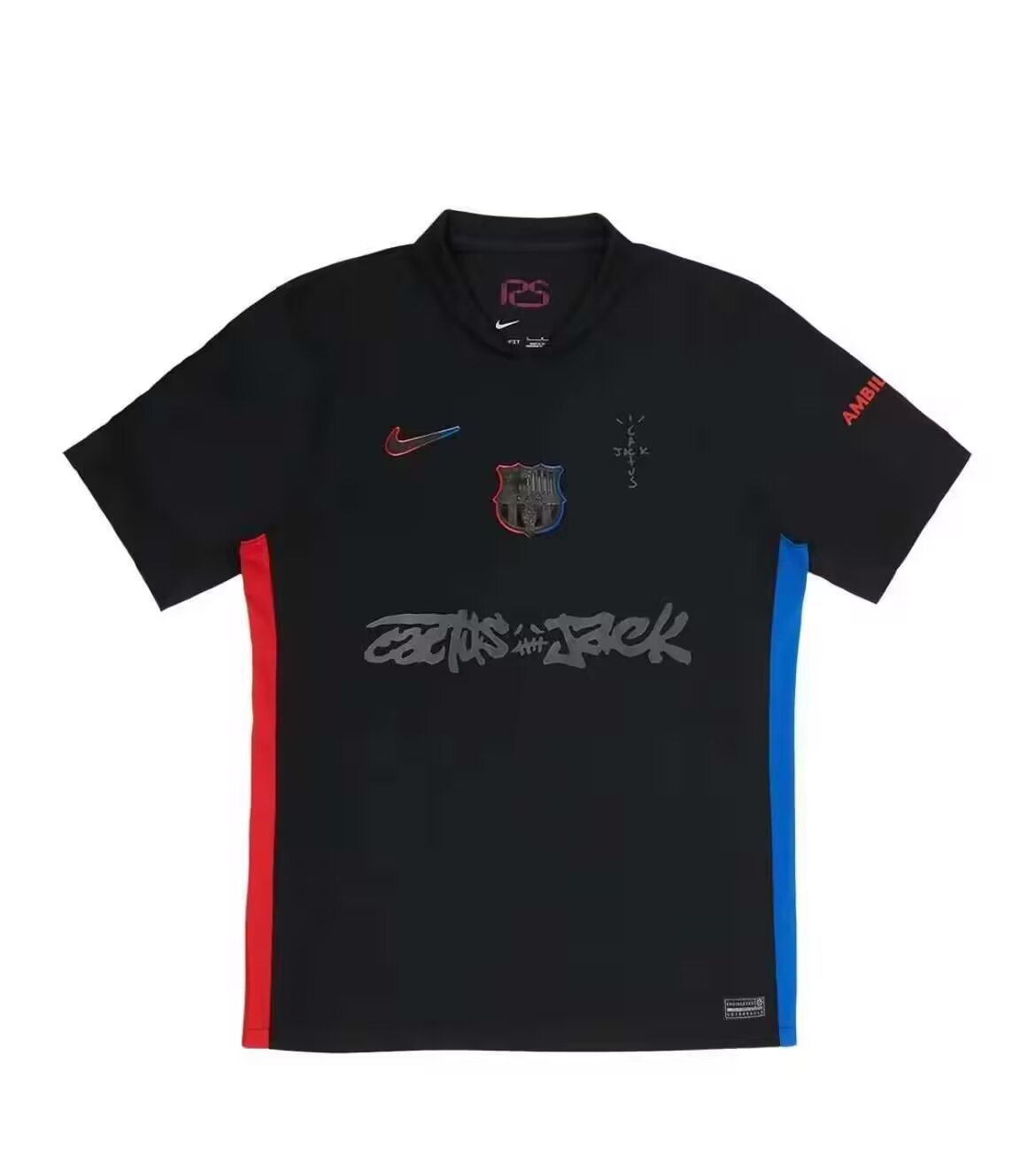 25/26 Barcelona Music Edition Grey Black Advertisement S-4XL