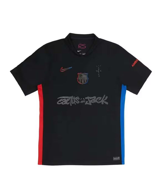 25/26 Barcelona Music Edition Grey Black Advertisement S-4XL