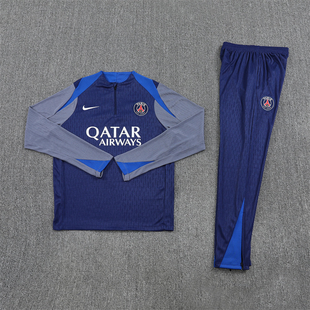 /26 PSG Royal Blue Half Pull Training Suit (Adults&amp;Kids)7