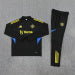 /26 Manchester United Black Half Pull Training Suit (Adults&amp;Kids)8