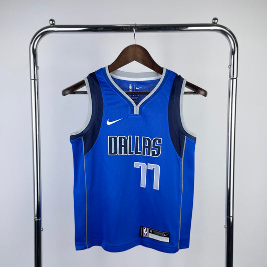 NBA Kids # Mavericks blue 77 # Doncic