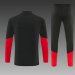 /27 Germany Black Half Pull Training Suit Yupoo Soccer Jerseys (Adults&amp;Kids)8