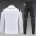 /26 Real Madrid White Half Pull Training Suit Yupoo Soccer Jerseys (Adults&amp;Kids)7