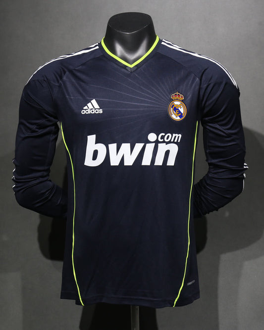 Retro 2010/11 Real Madrid away long sleeved player edition S-3XL