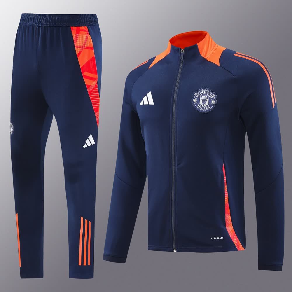 24 Manchester United 02 Royal Blue Set S-2XL