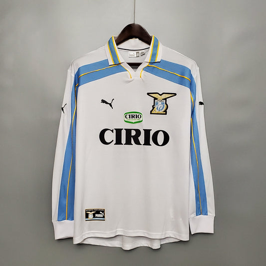 Retro 00/01 Lazio Long sleeve away S-XXL