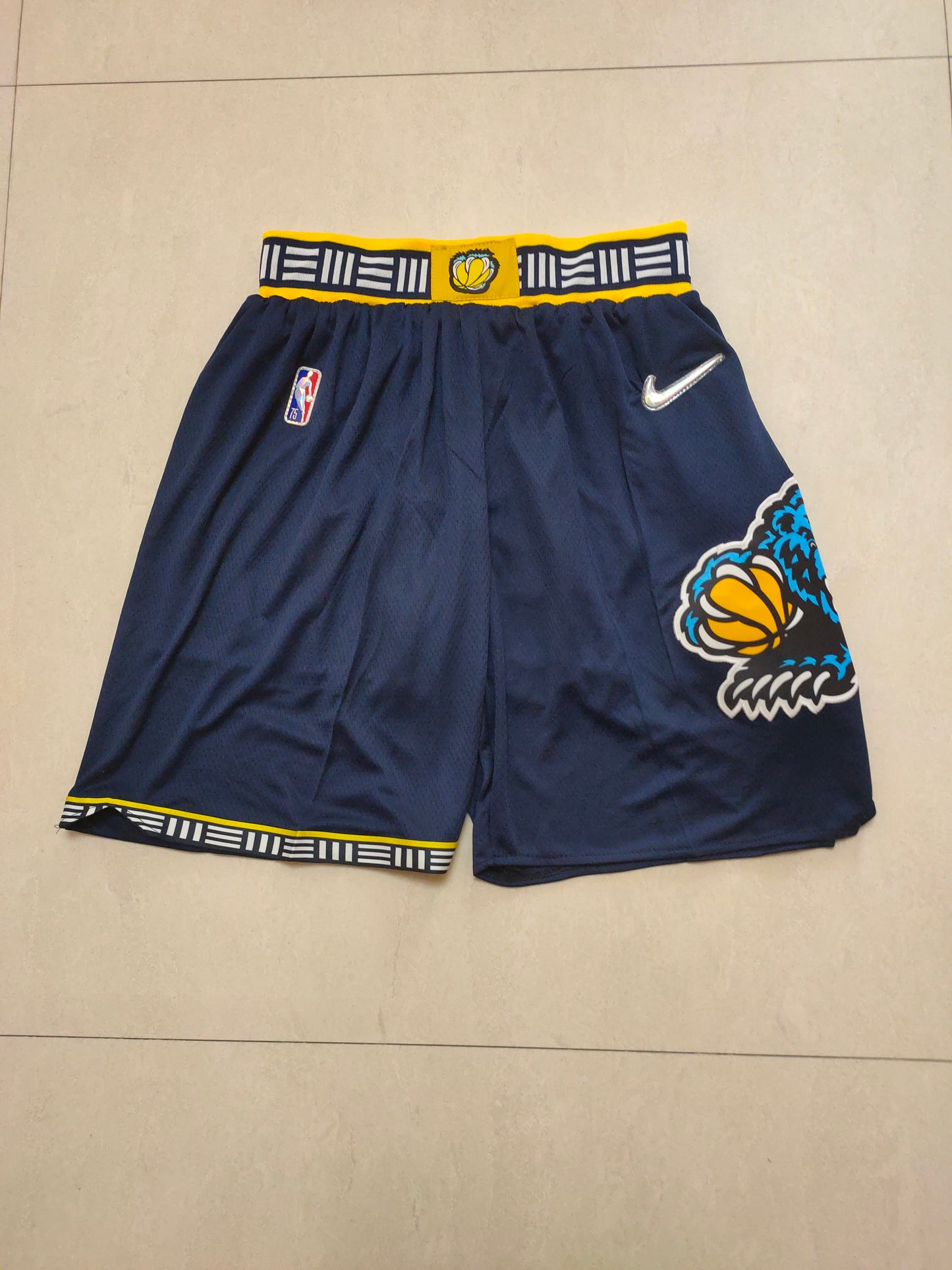 75th Anniversary Grizzlies Dark Blue Shorts