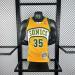 MN retro hot press jersey SW: Heat SuperSonics 07/08 season yellow 35 # Durant NBA Jersey S-XXL7
