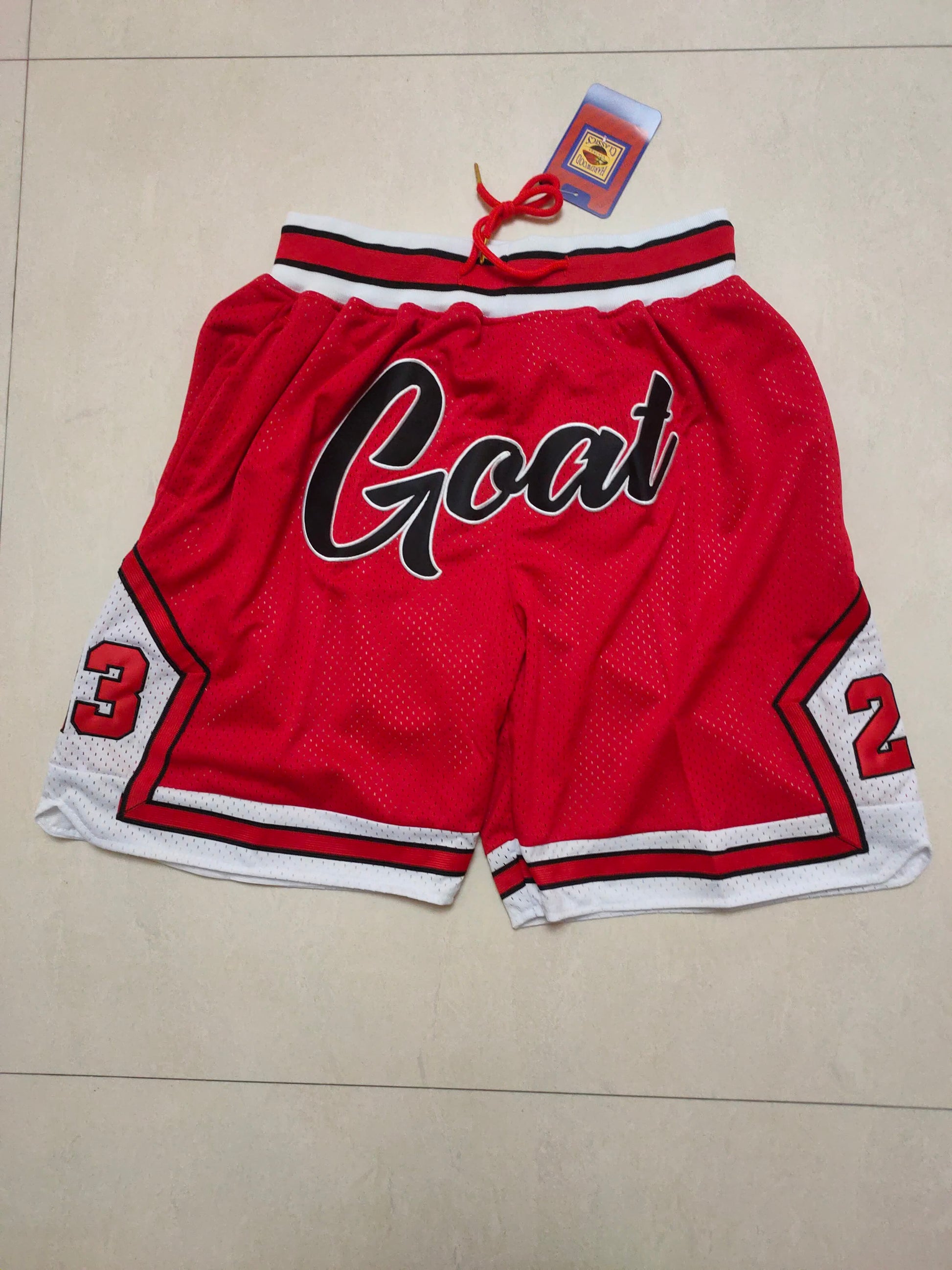 Bulls Red No.23 Pocket Shorts