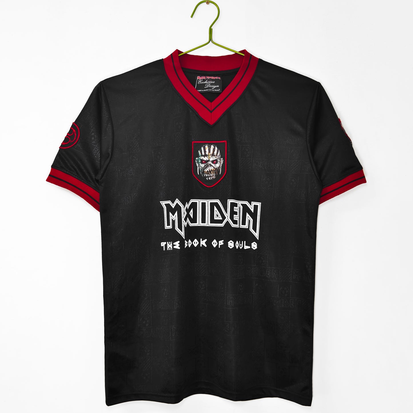 2016 Iron Maiden West Ham United home black Retro Soccer jersey S-XXL