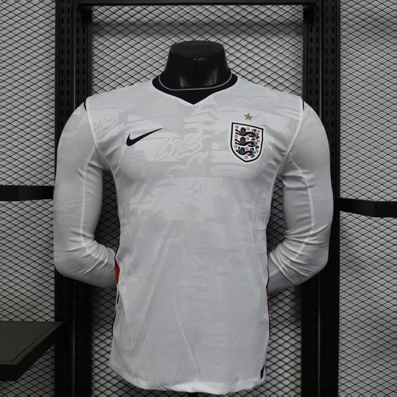 2026/27 England Home Long Sleeve Player Edition S-3XL