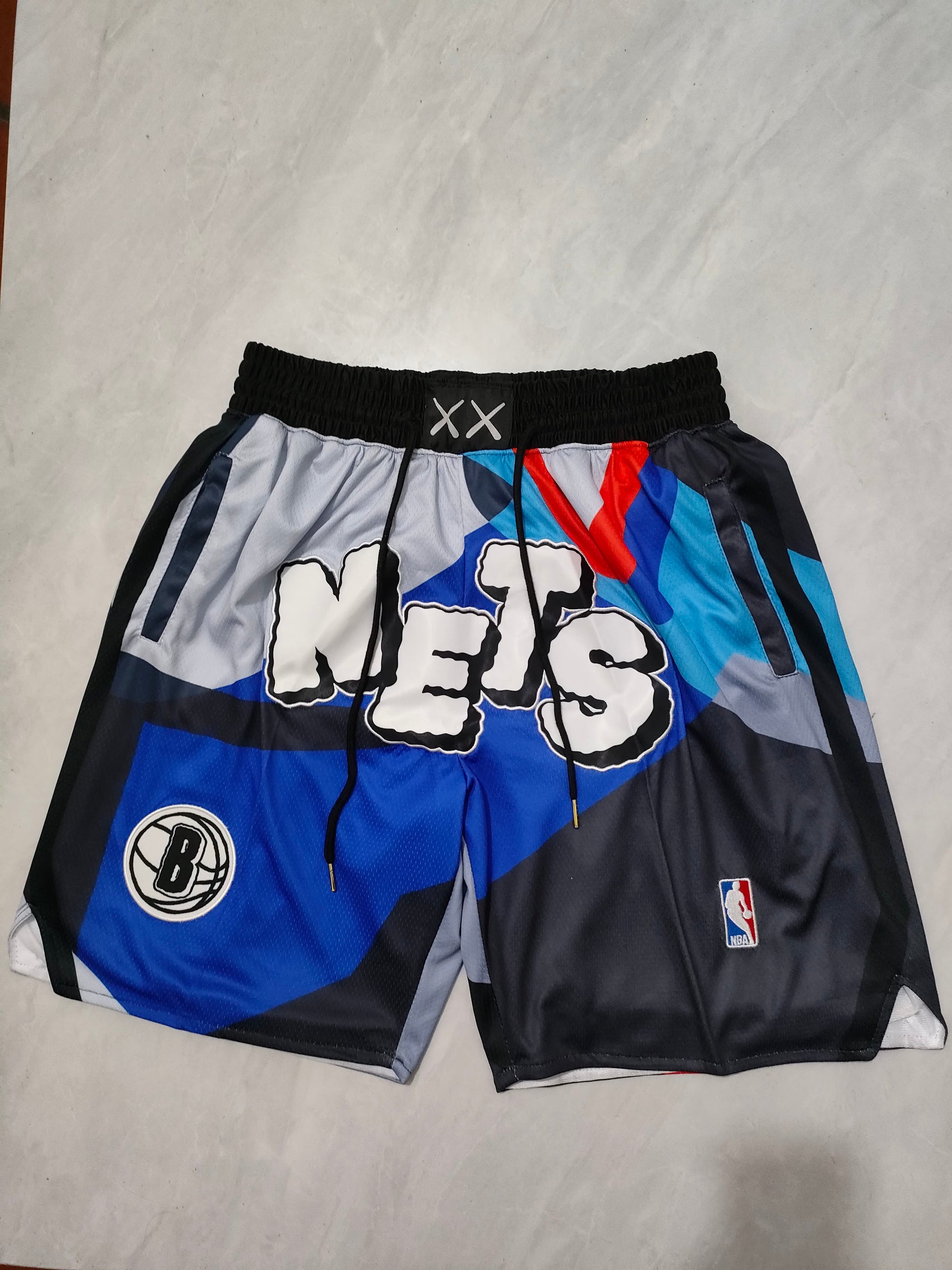 NBA Nets Grey 24 Season City Edition Pocket Shorts