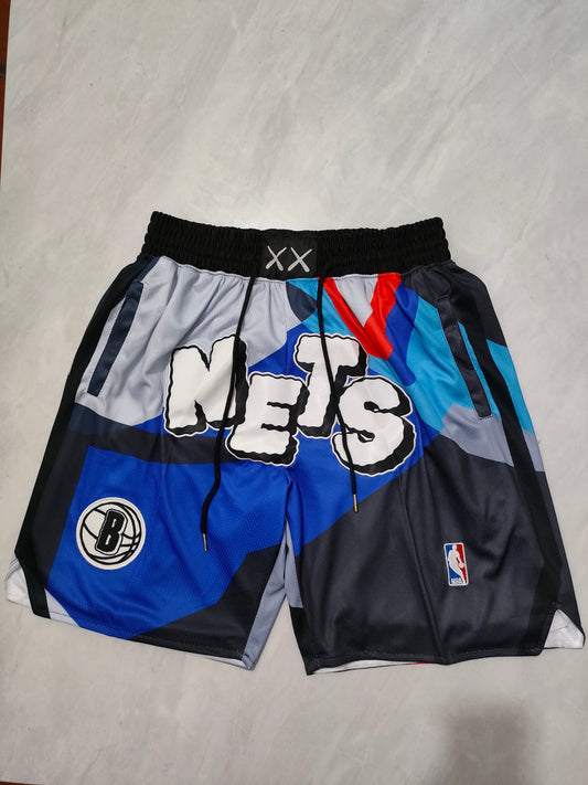NBA Nets Grey 24 Season City Edition Pocket Shorts