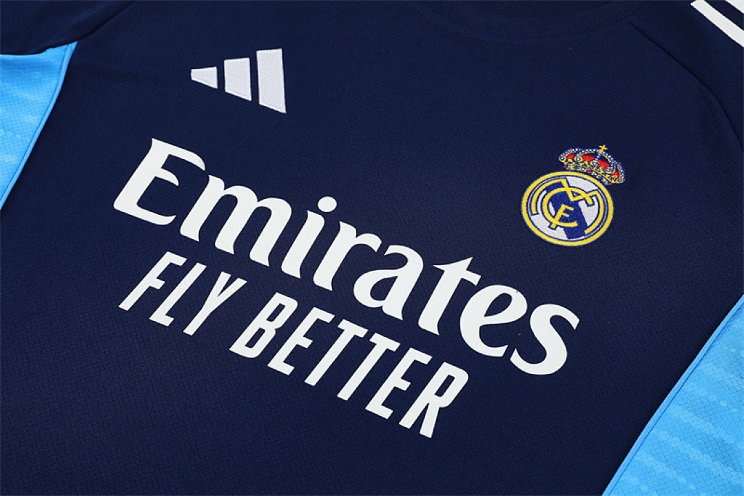 /26 Real Madrid Royal Blue Training Suite (Adults and Kids)7