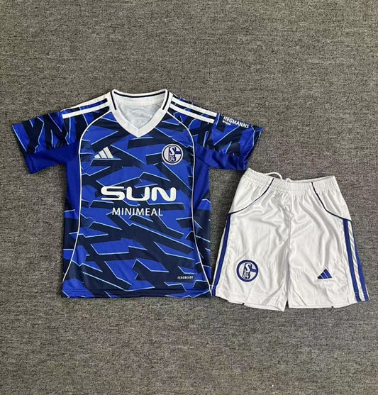 /26 Kids Schalke 04 Home Yupoo Soccer Jerseys&amp;Size 16-283