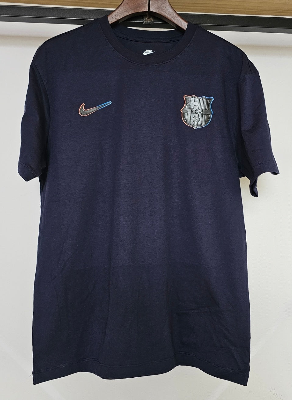 25/26 Barcelona pure cotton football vest T-shirt (S-3XL)