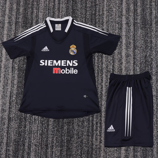 Retro Kids 2004/05 Real Madrid away football shirt&amp;Size16-28
