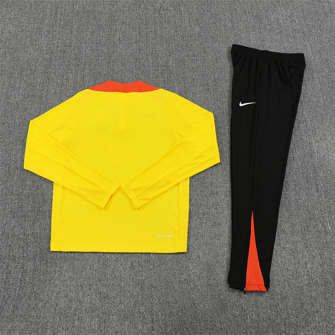 /26 Brazil Yellow Half Pull Training Suit (Adults&amp;Kids)8
