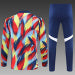 /26 Arsenal Yellow Red Half Pull Training Suit (Adults&amp;Kids)8