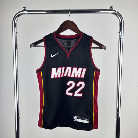 NBA Kids Heat V-neck Black 22 Butler