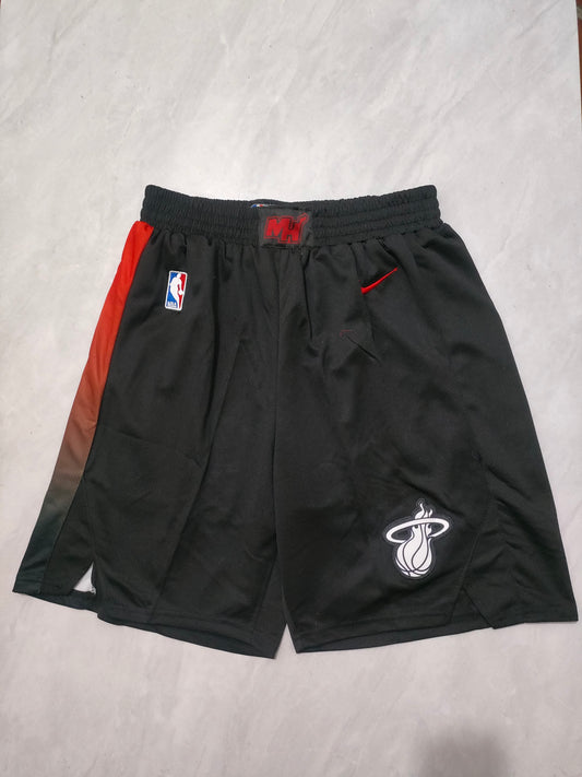 NBA Heat Black 24 Season City Shorts