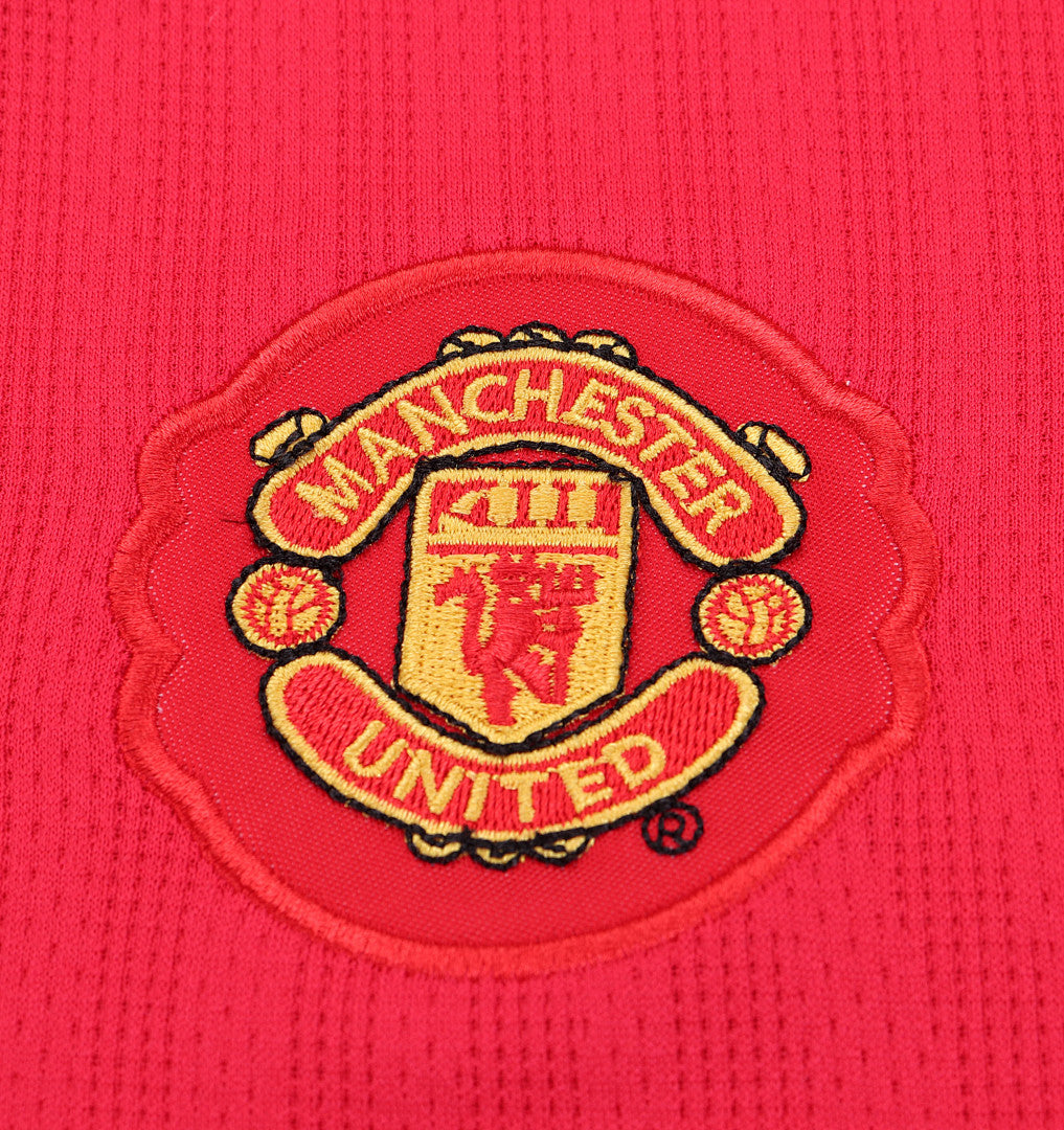 Retro Kids 2007/08 Manchester United home Champions League edition long sleeved&amp;Size16~286