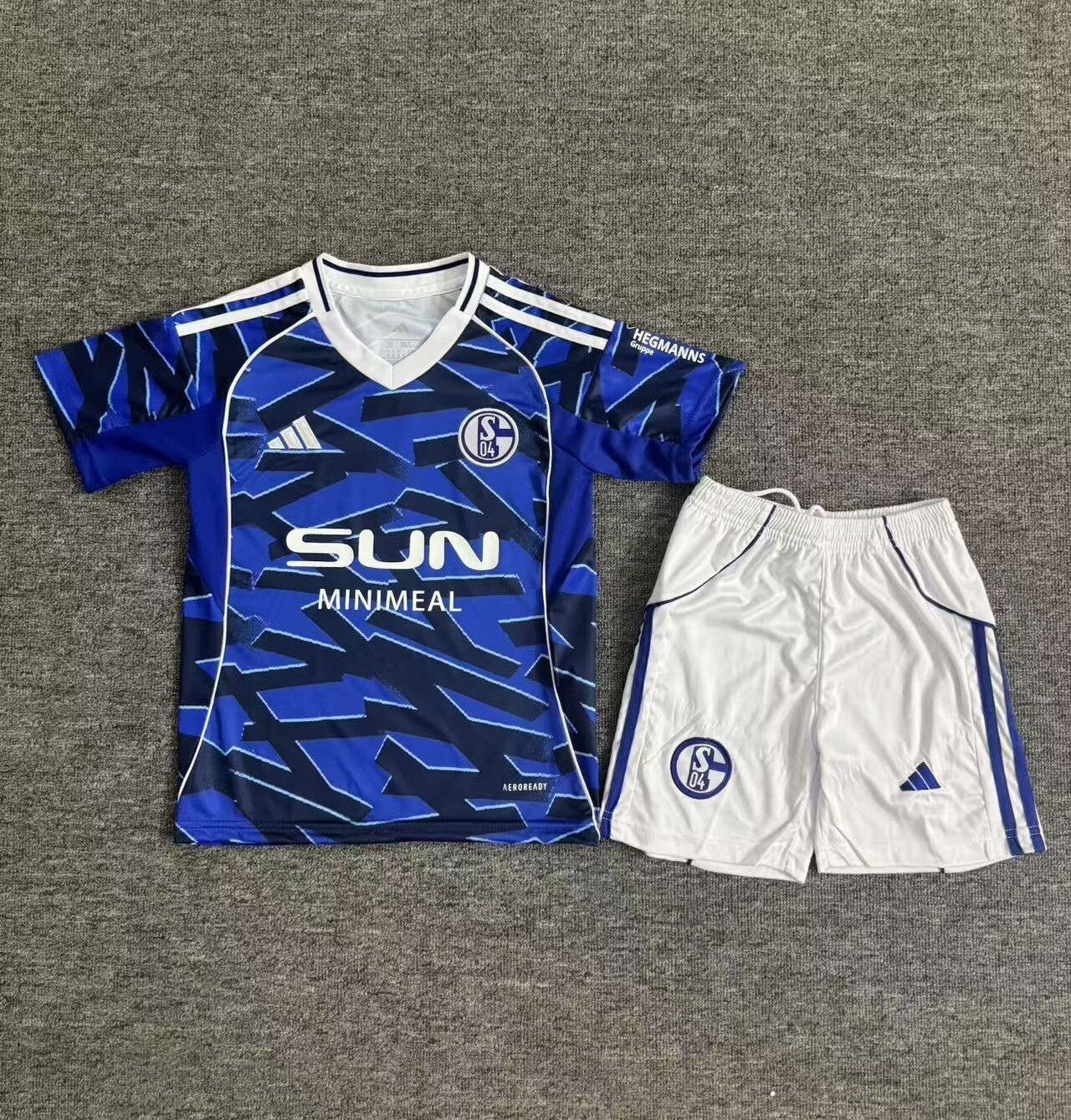 2025/26 Kids Schalke 04 Home Yupoo Soccer Jerseys&amp;Size 16-28