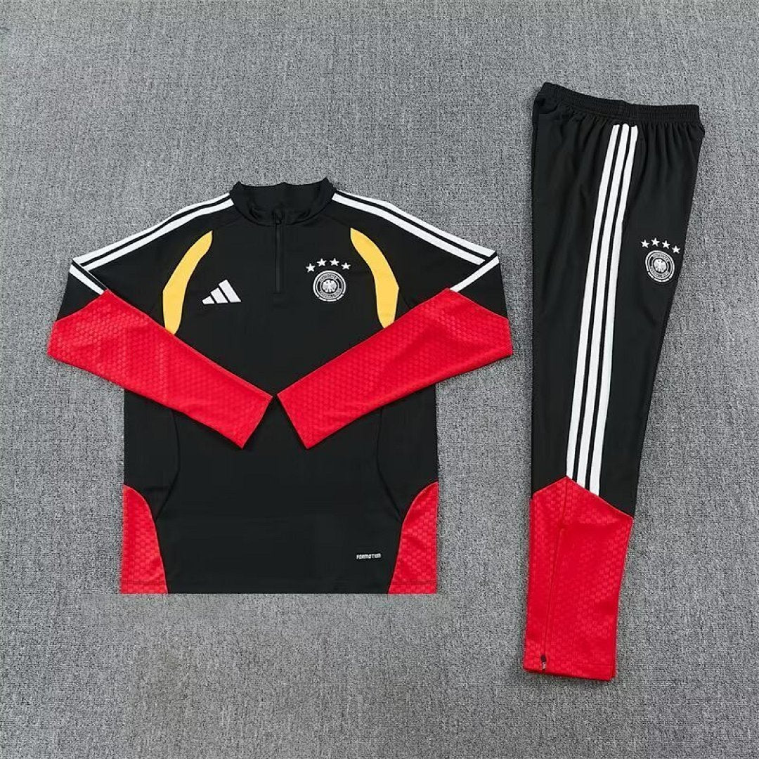 /27 Germany Black Half Pull Training Suit Yupoo Soccer Jerseys (Adults&amp;Kids)8