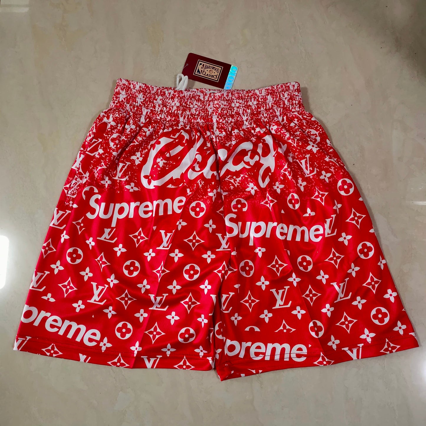 Tripartite Joint Bulls Red Pocket Shorts