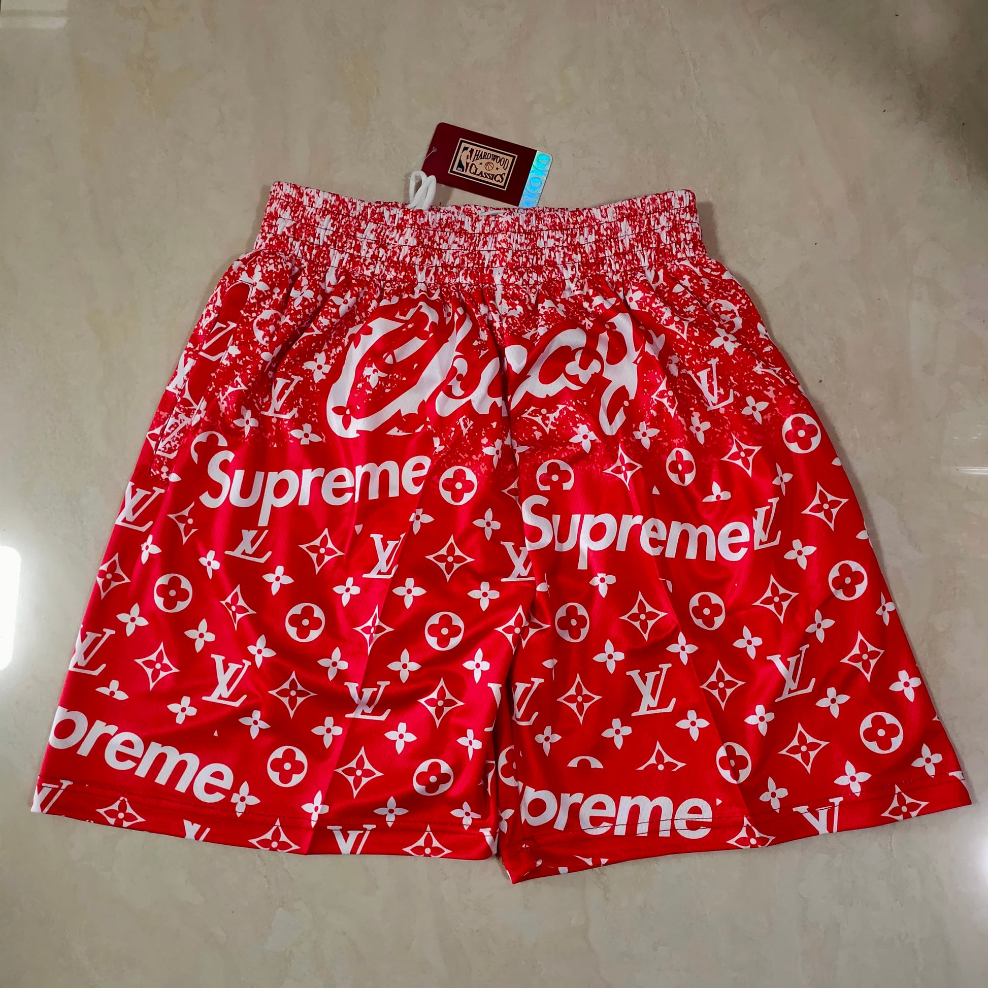 Tripartite Joint Bulls Red Pocket Shorts