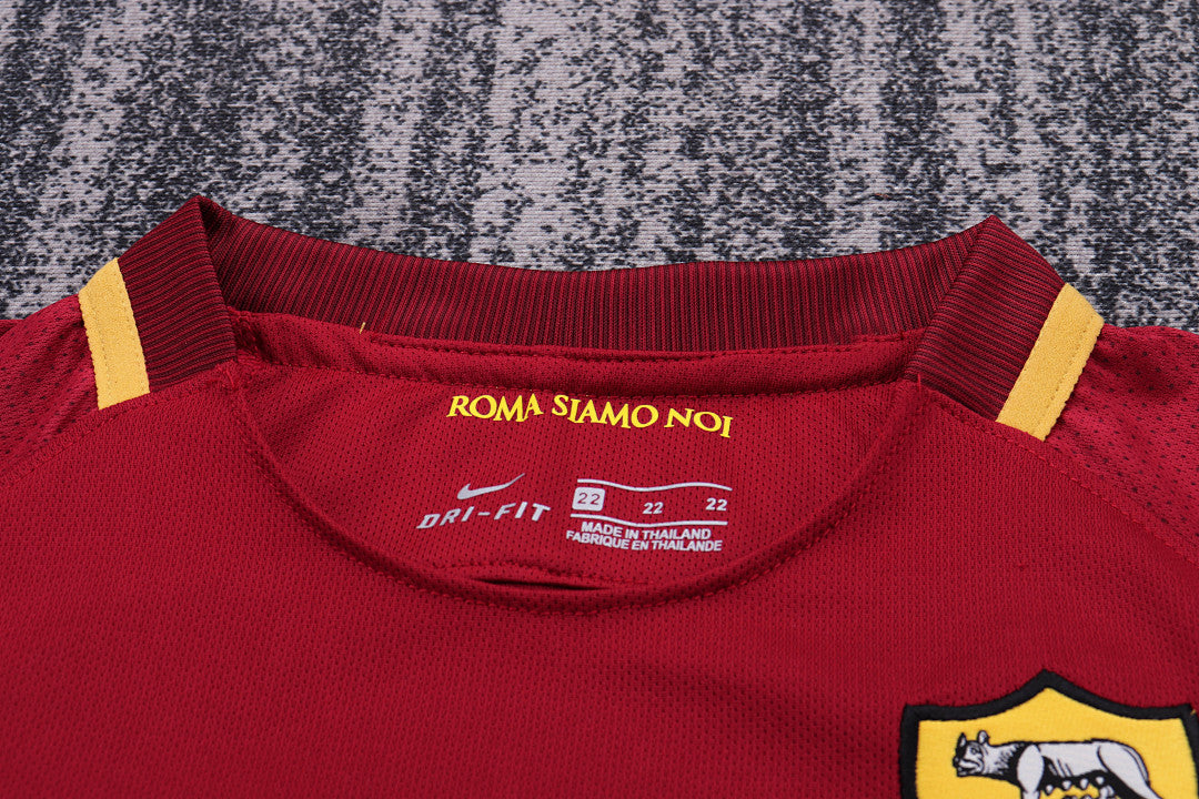 Retro Kids 2017/18 Roma Home Football Shirt&amp;Size16-287