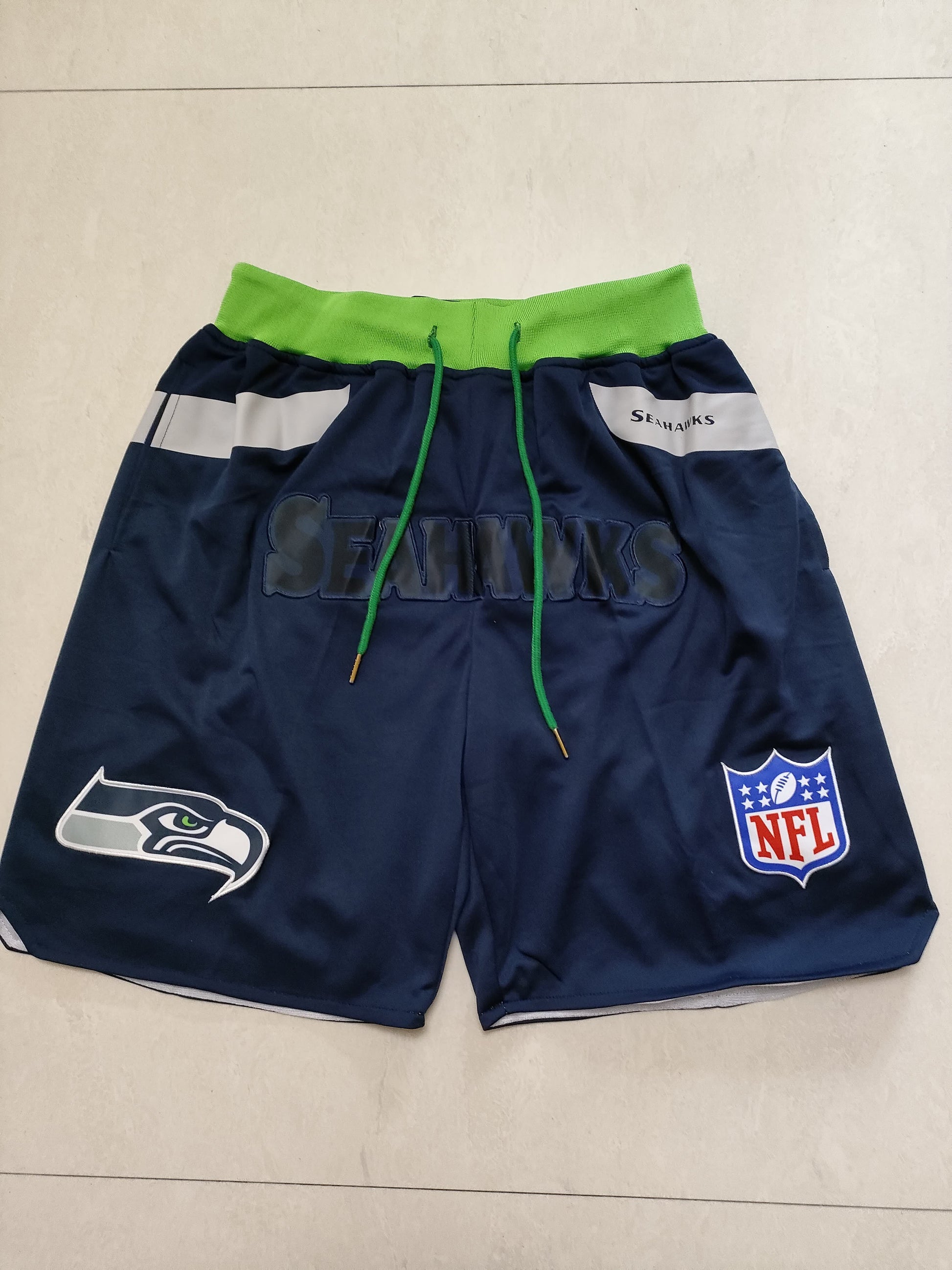 NFL Seattle Seahawks Deep Blue Pocket Shorts