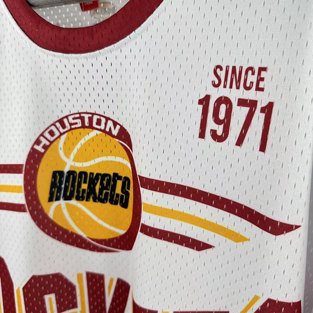 th Houston Rockets MN Retro Short sleeved T-shirt S-XXL7