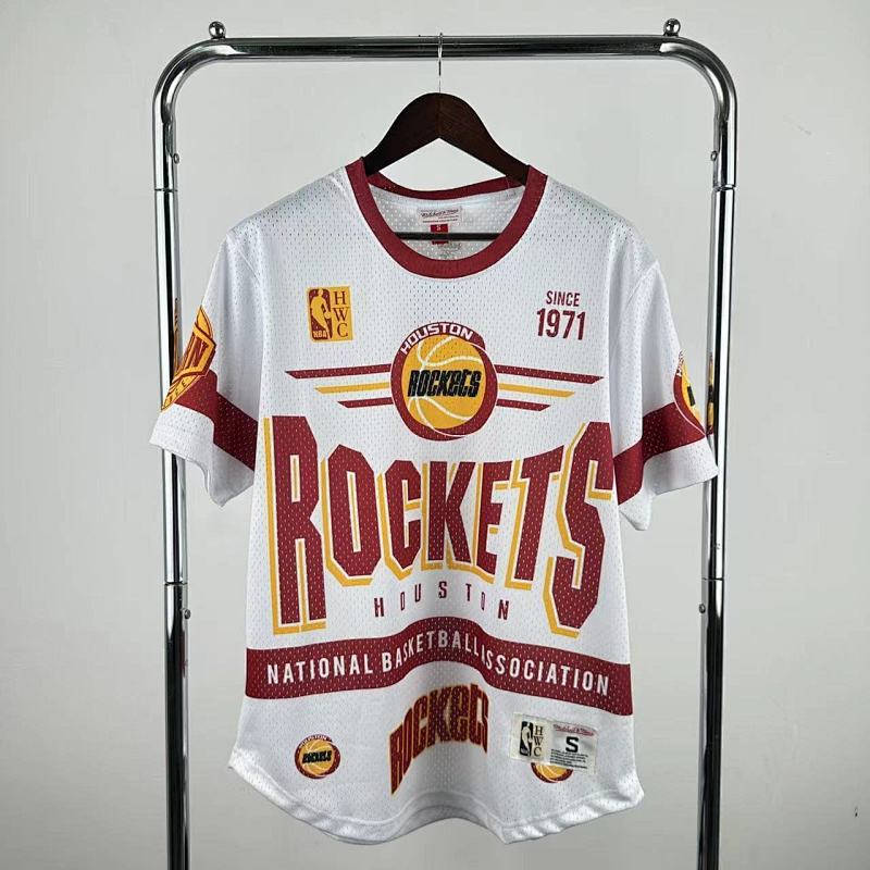 th Houston Rockets MN Retro Short sleeved T-shirt S-XXL7