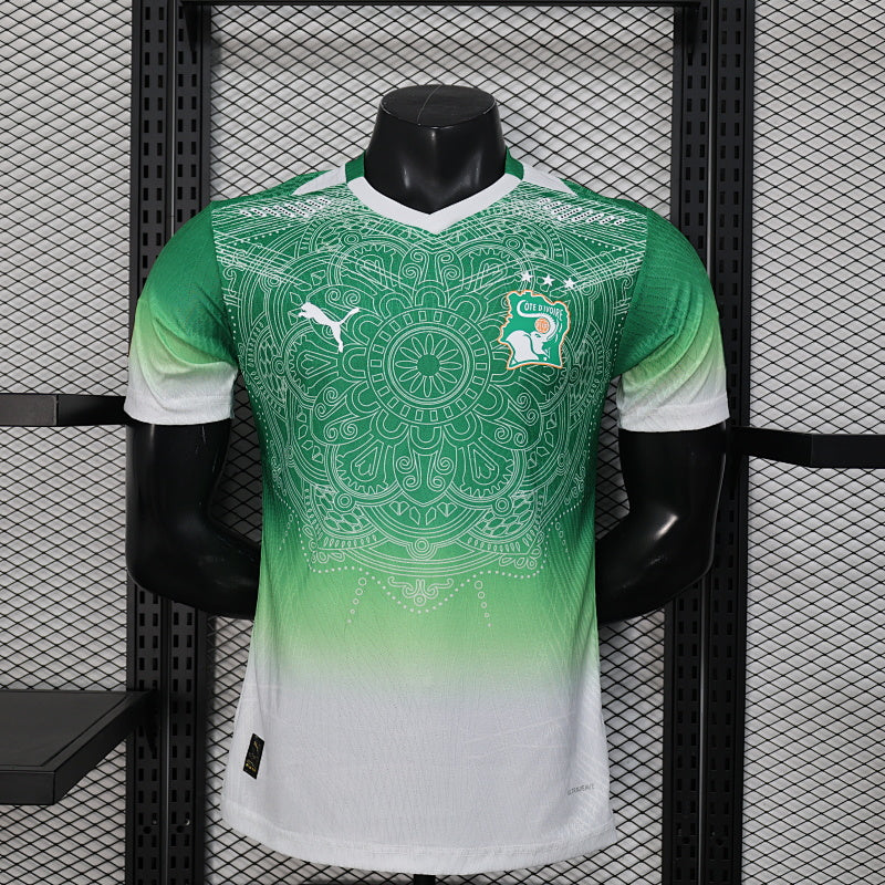 /27 Ivory Coast Special Edition Green Player Edition Yupoo Soccer Jerseys S-XXL6