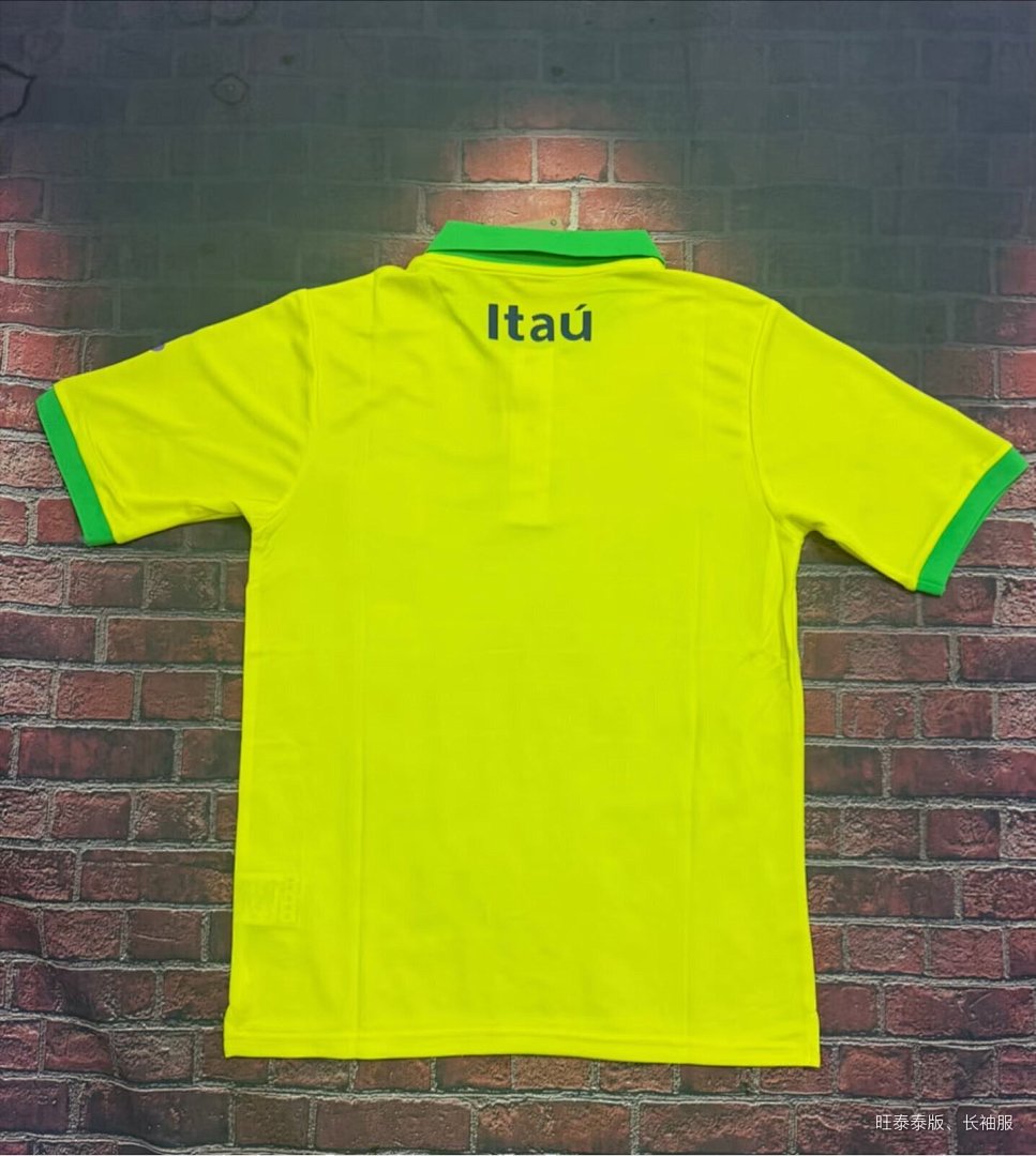 /27 Brazil Polo T-shirt Yellow Yupoo Soccer Jerseys S-XXL2