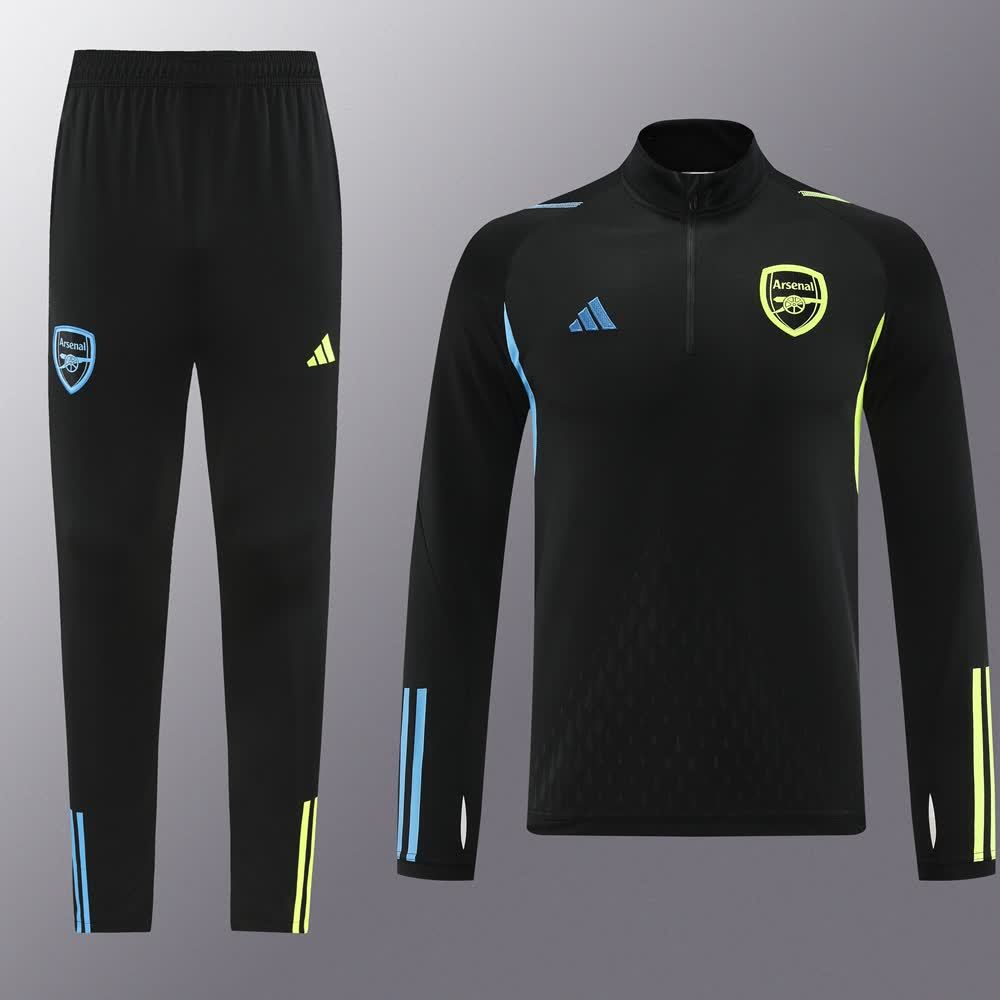 23 Arsenal 01 Black Half Zipper