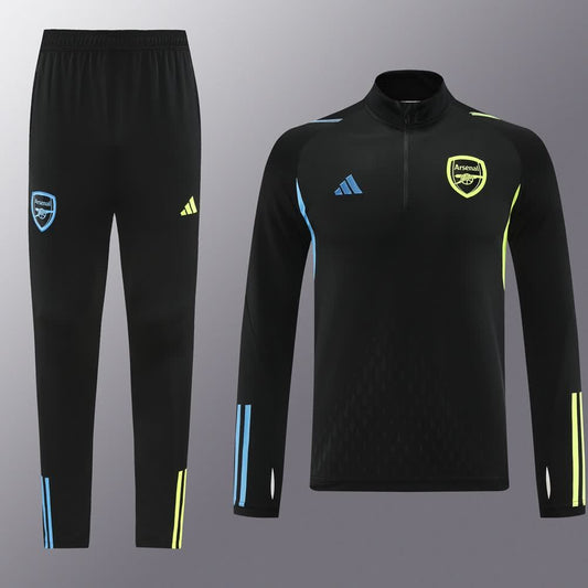23 Arsenal 01 Black Half Zipper