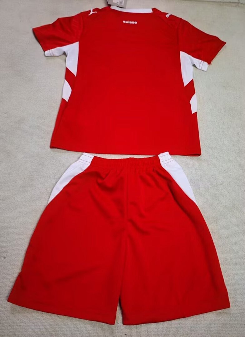 /27 Kids Switzerland home Yupoo Soccer Jerseys&amp;Size 16-305