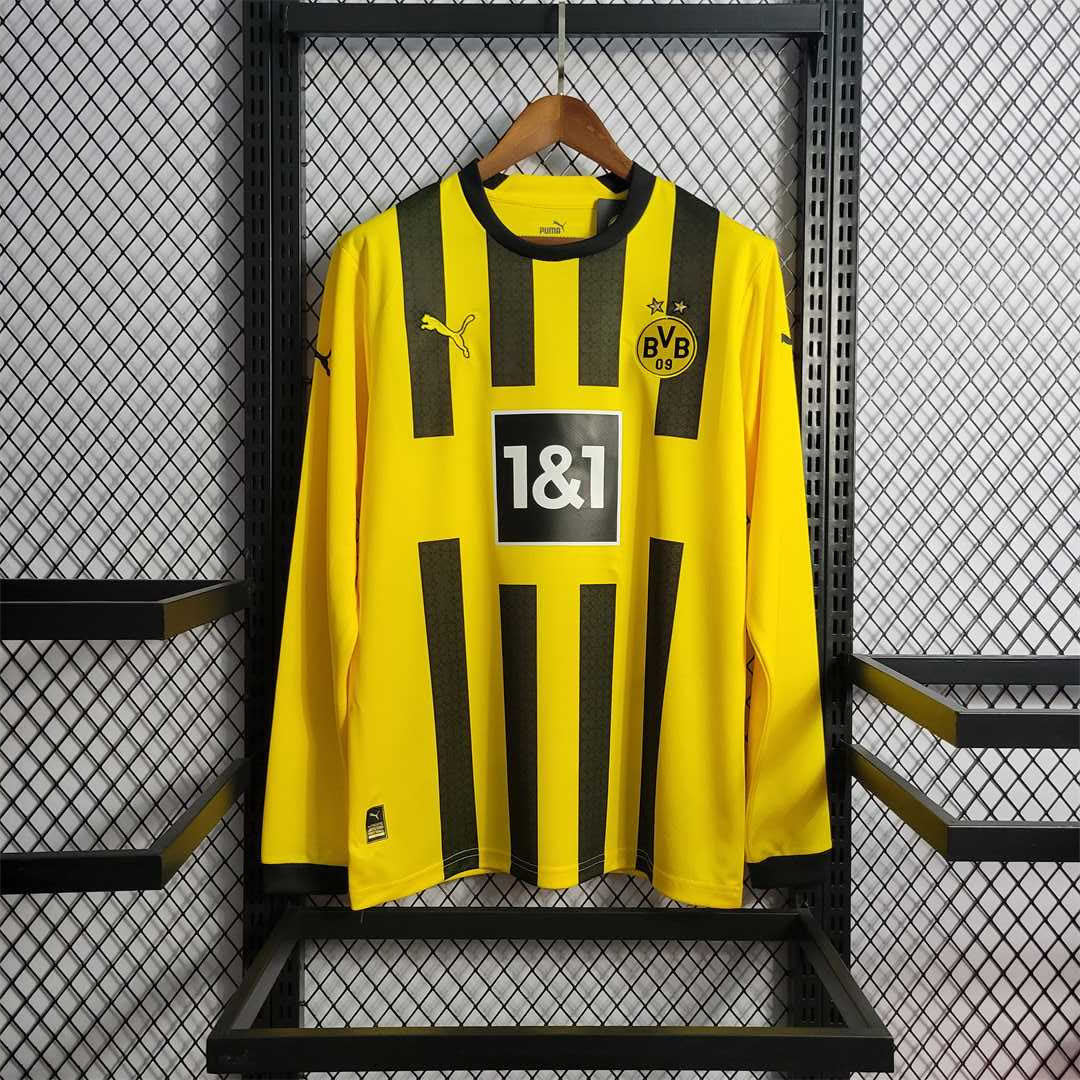 22-23 Dortmund home long sleeve