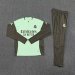/26 Real Madrid Light Green Half Pull Training Suit S-XXL6