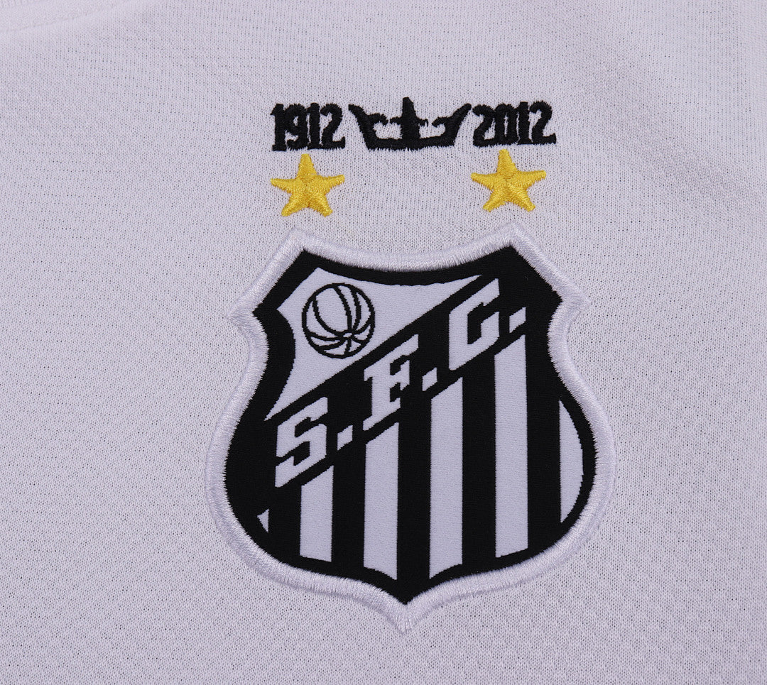 Retro Kids 2012/13 Santos home long sleeved football shirt&amp;Size16-287