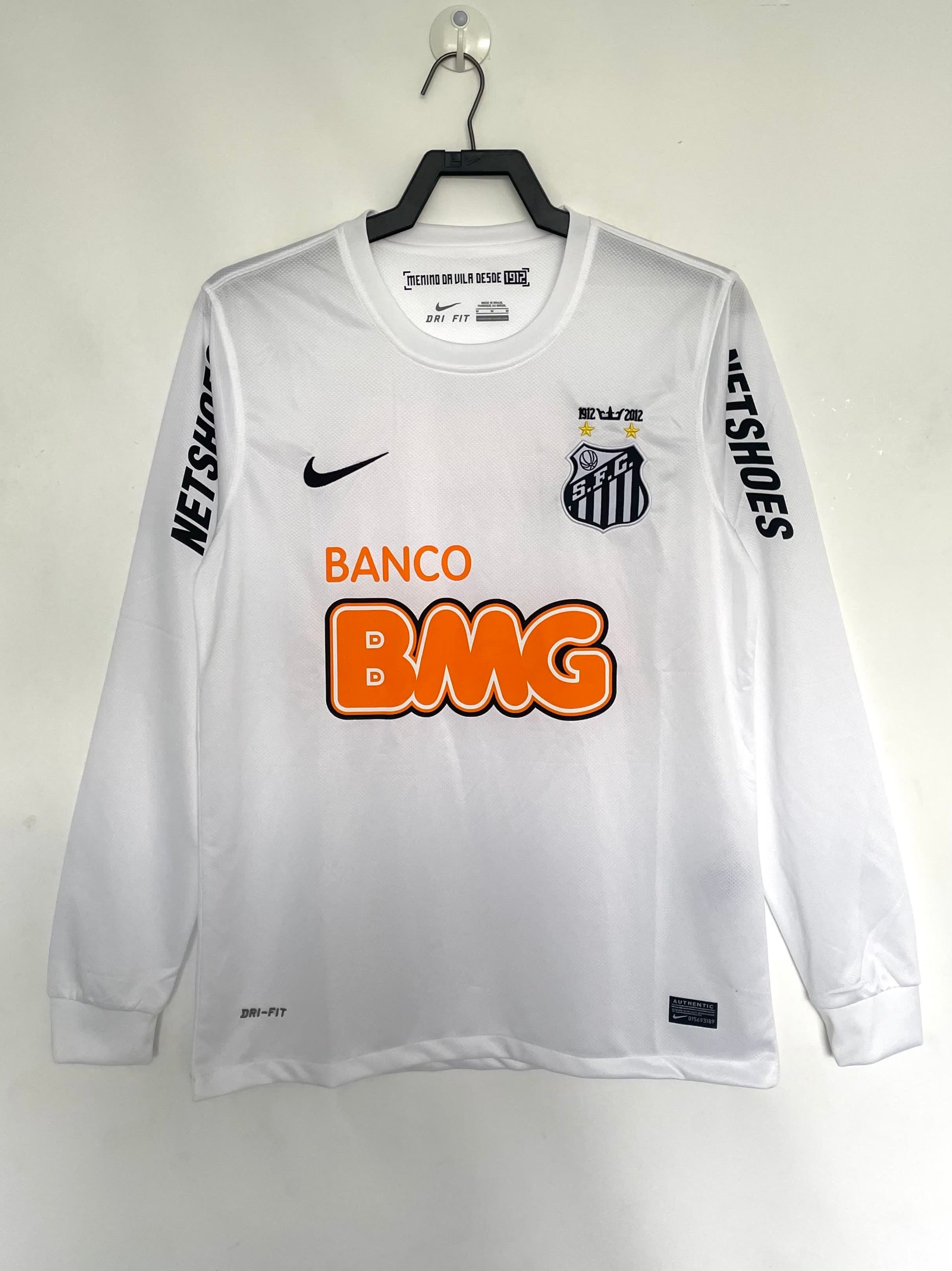 Retro 12/13 Santos home long sleeved S-XXL